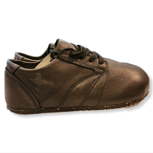 OTZ1 MADLIB 3081 UNISEX BLACK LEATHER LACE-UP SHOES EUR 41 MEN 8 WOMEN 11 #1197 - Picture 4 of 13